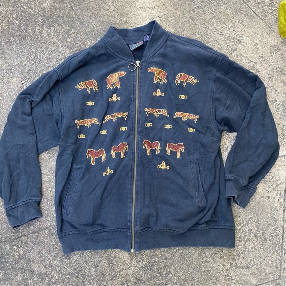 Animal zip up jacket - Picture 1 of 8